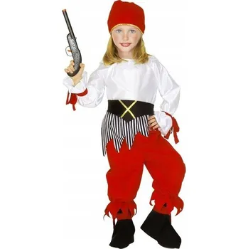 Karnevalový kostým Kostým Malé Pirátky Pirátka Karneval 116