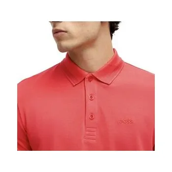 Pánská košile HUGO BOSS Polokošile Paddy 50469055 Červená Regular Fit XXL