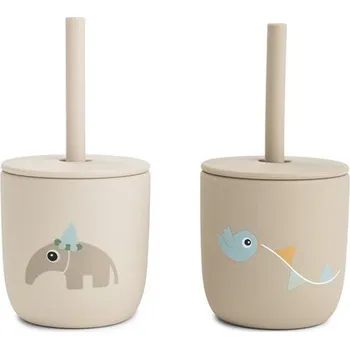 Done by Deer Hrnek s brčkem Celebration Sand 2 ks