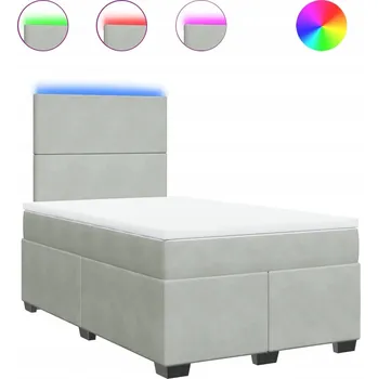 Postel Jednolůžková dřevěná postel VidaXL 120x200 cm bílá