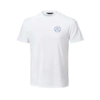 Míčový sport Mizuno Crossed Clubs Cotton Short Sleeve Tee - White