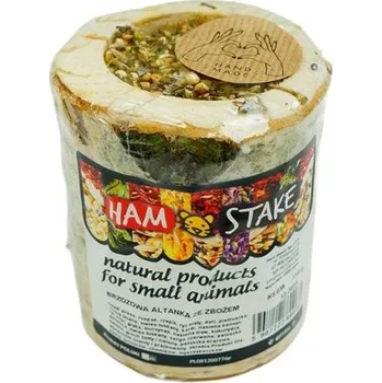 Krmivo pro hlodavce Pamlsek Ham Stake březový altánek se zrním a semínky 0,1 kg