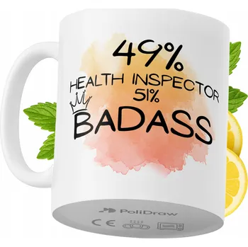 Hrnek Polidraw Hrnek Polidraw Health Inspector na Preze keramika 330 ml