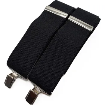 Kšandy KoKa Pánské šle široké - černé Šířka: 5 cm