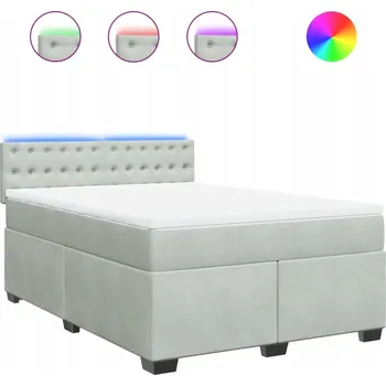 Postel Jednolůžková dřevěná postel VidaXL 140x190 cm bílá