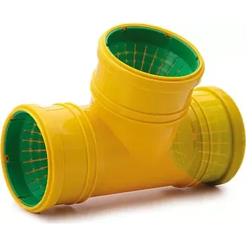 Kanalizační potrubí Univerzální drenážní odbočka T-kus 87° DN 65-100