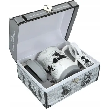 Hrnek Carmani Crazy Cats porcelán 320 ml