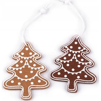 Obraz Dekorace perníčky k zavěšení plst 4 ks