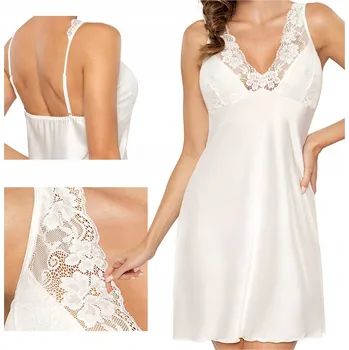 Dámské noční prádlo Dámská košile Donna MARI bez rukávů noční délka do půli stehen, velikost S