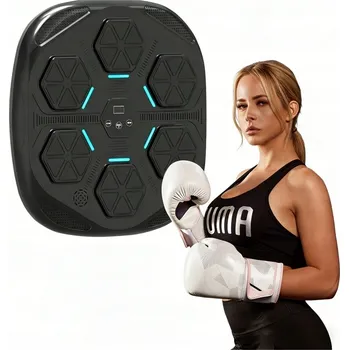 Boxovací hruška Chytrý boxerský terč Bluetooth, 9 režimů, 18 rychlostí + rukavice