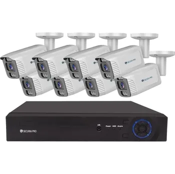 Kompletní kamerový systém Securia Pro IP 8 kamerový systém 6MPx NVR8CHV6S-W smart, bílá, kov Pevný disk: bez disku