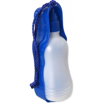 Miska pro psa Skládací (cestovní) plastová miska Dog Fantasy modrá 0,3 l