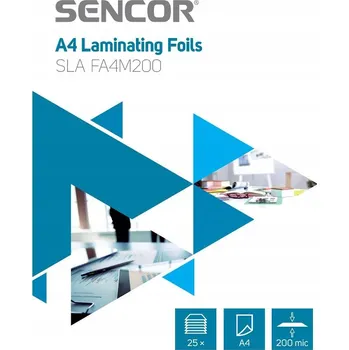 Laminovací fólie Fólie pro laminaci lesklá A4 Sencor