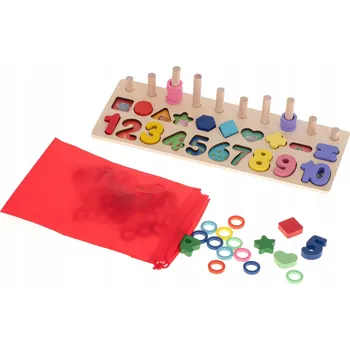 Dřevěná hračka Počítadlo Kontext Montessori KX6209