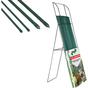 Igotrend Tyč k rostlinám kov / PVC 120 cm zelená, set 5 ks