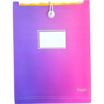 Kayet Desky A4 s gumou, 7 přihrádek s indexy, místo pro popis