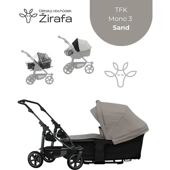 Dětské zboží Akční set TFK Mono 3 Sand 3v1 s hlubokou korbou 2025