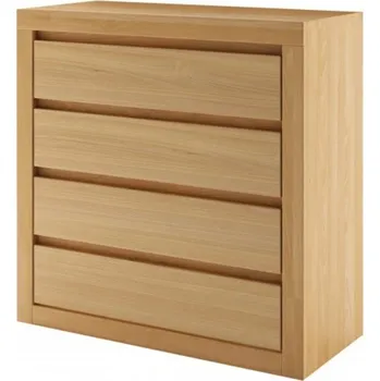 Komoda Komoda buková 90 cm z masivu – prádelník 90×90×41 cm barevné odstíny bukového dřeva: buk přírodní Masiv buk | 90 × 90 × 41 cm | Kompaktní rozměr