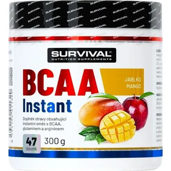 Aminokyselina SURVIVAL NUTRITION Survival BCAA Instant - 300 g Příchuť: Mango - Apple