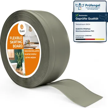 soklová lišta Lišta Quest PVC 20 x 70, délka 100 cm, olivová