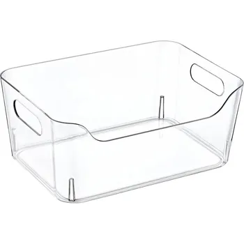 Domácí spotřebič Excellent Houseware Organizér do chladničky 27,1 x 19,2 x 3 cm čirý