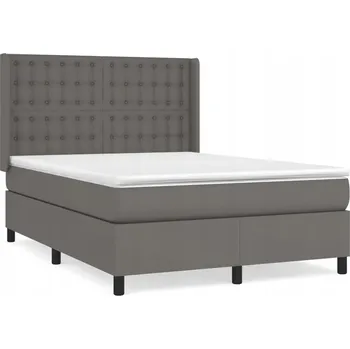 Postel Jednolůžková dřevěná postel VidaXL 140x190 cm bílá