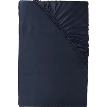 Prostěradlo Prostěradlo s gumou Livarno Home 180-200x200x20 granátové jersey mikrovlákno
