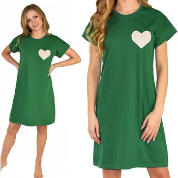 Dámská noční košile Born2rest košile noční dámská 1008 krátký rukáv před kolena velikost XS