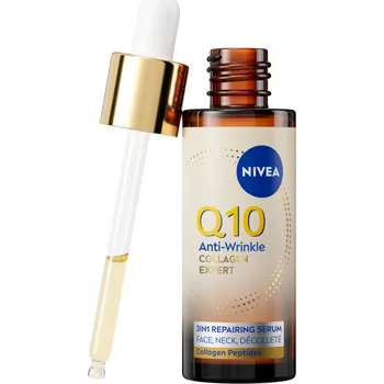 Pleťové sérum Nivea Q10 Expert obnovující pleťové sérum 3 v 1, 30 ml