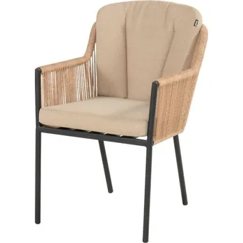 Cairo Rope provázková zahradní jídelní židle - Black