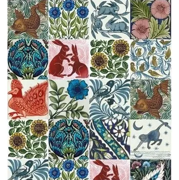 Obraz Karnet 17x14 Arts and Crafts tile designs