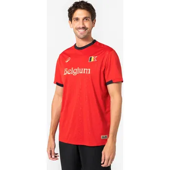 Fotbal KIPSTA Fotbalový dres Belgie pro dospělé L ČERNÁ|ČERVENÁ