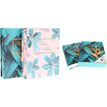 Fotoalbum Fotoalbum na 200 fotografií listy, růžová