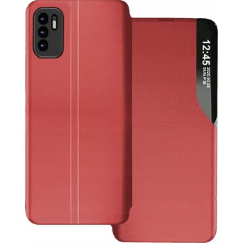 Pouzdro na mobilní telefon Flipové pouzdro SunSky pro Xiaomi Redmi Note 10 5G červené