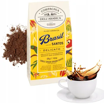 Káva Brasile Káva 100% Arabica středně pražená 125 g CORSINI