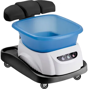 Masážní vanička a nastavitelný vozík Azzurro Barva: Černá