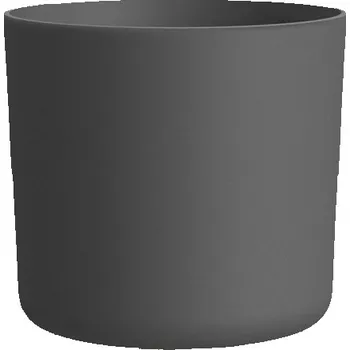 Květináč Květináč 22 cm, plast, šedý