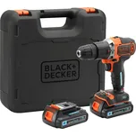Aku příklepová vrtačka Black+Decker BDCHD18KB-QW, 2 x 1,5 Ah 18V