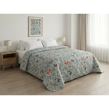 Přehoz na lůžko Přehoz na postel MONARCH WINGS, světle modrý Rozměr: 170 x 210 cm