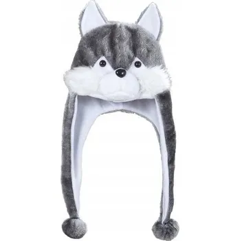 Čepice Čepice vlk plyšová zvířátko