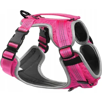Postroj pro psa NASTAVITELNÝ SPORTOVNÍ POSTROJ PRO PSA S MADLEM VEL. L VELKÝ PES RŮŽOVÝ EMBARK
