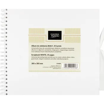 Obraz Album k dekoraci BÍLÝ 35k 305x305mm