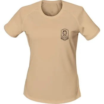 Dámské tričko Dámské funkční tričko ARMY RANK (merch Tankista) - písková