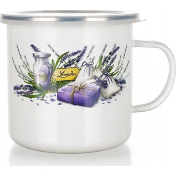 Hrneček Banquet LAVENDER kovový 700 ml