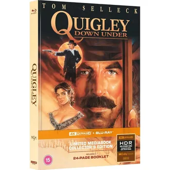 Blu-ray film Quigley u protinožců - Limited Edition Mediabook 4K Ultra HD + Blu-ray (bez CZ)