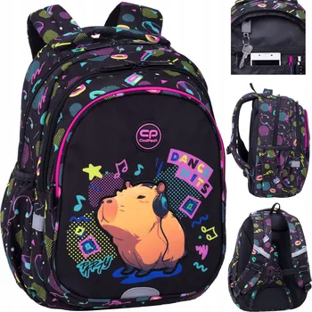 Školní batoh Školní batoh vícekomorový CoolPack černý, vícebarevný