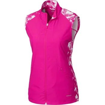 Dámská vesta Cutter amp; Buck Dámská nepromokavá vesta Annika Sörenstam Hybrid PINK velikost S