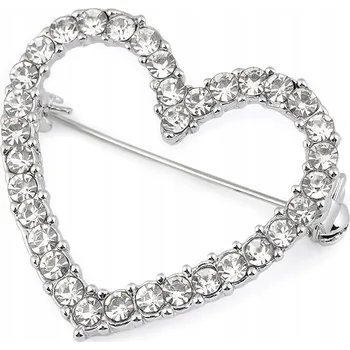 Brož Brož s broušenými kameny Stoklasa srdce