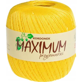 Příze Bavlna Háčkovací Příze Maximum Opus 565m 1505 Žlutá