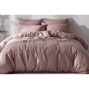 Povlečení DARRÉ Bavlněné povlečení Jednobarevné perkálové - tmavě starorůžové Velikost: 140 x 220 + 70 x 90